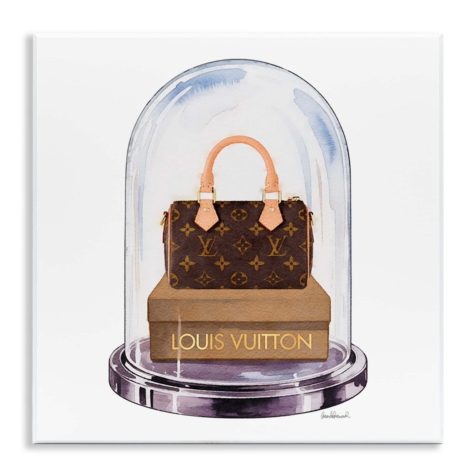 Stupell Industries Glam Purse Bell Jar Wall Plaque Art, design by Amanda Greenwood