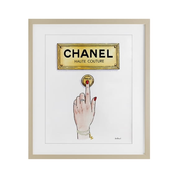 Stupell Industries Art Deco Glam Shopfront Bell Birch Framed Print Under Glass, 13 x 16, by Amanda Greenwood