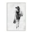 thumbnail image 1 of Stupell Industries Glam Shopper Girl Novelty Painting White Framed Art Print Wall Art, 20 x 30, 1 of 10