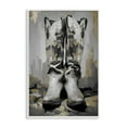 thumbnail image 1 of Stupell Industries Glam Streaked Boots Beauty & Fashion Painting White Framed Art Print Wall Art, 16 x 24, 1 of 10