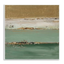 Stupell Industries Glam Streaked Gradient Abstract Painting Unframed Art Print Wall Art, 12 x 12