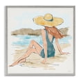 thumbnail image 1 of Stupell Industries Glam Summer Day Beauty Gray Framed Giclee Art, 24 x 24, by Anne Tavoletti, 1 of 8