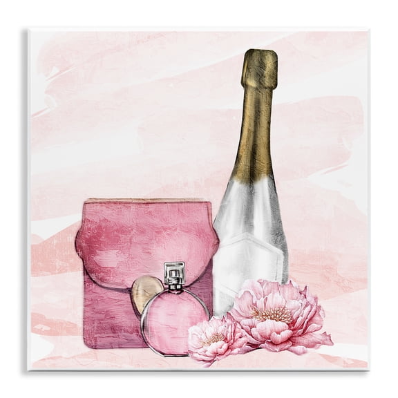Stupell Industries Glam Time Champagne Wall Plaque Art, design by Kim Allen