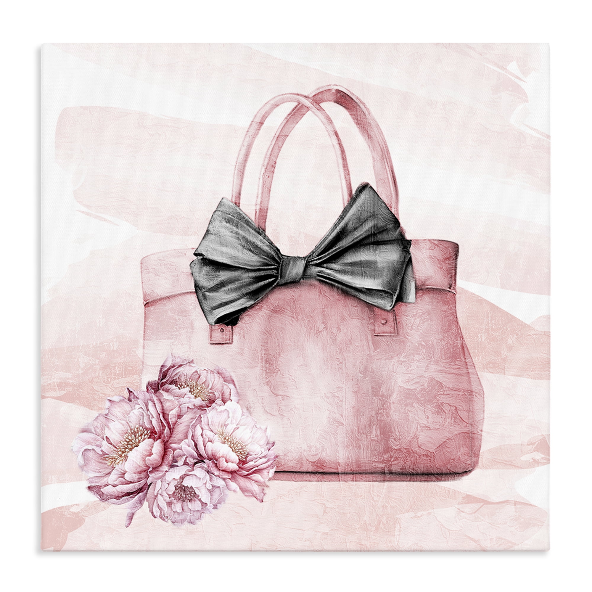 Stupell Industries Glam Time Handbag Canvas Wall Art, design by Kim Allen