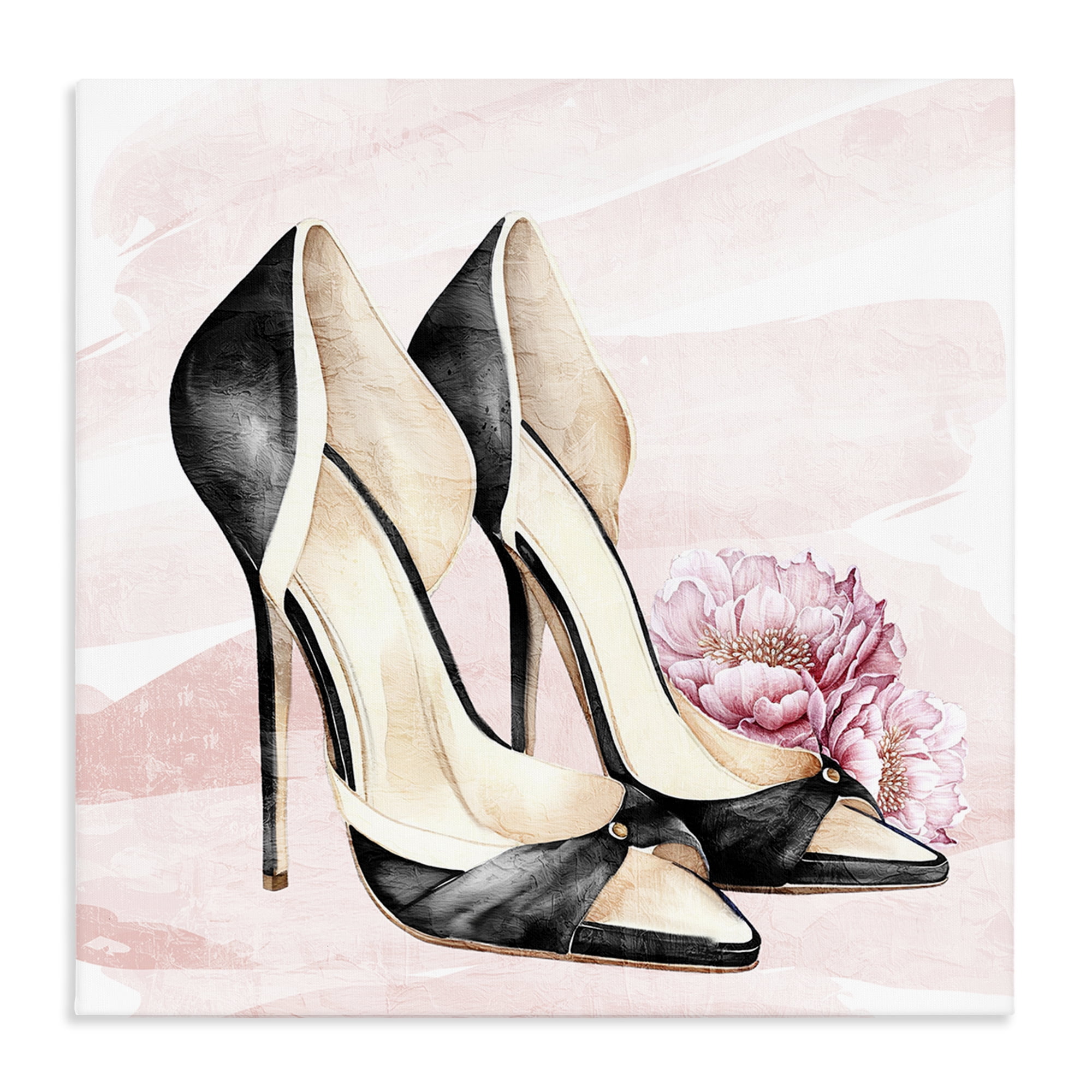 Stupell Industries Glam Time Heels Canvas Wall Art, design by Kim Allen