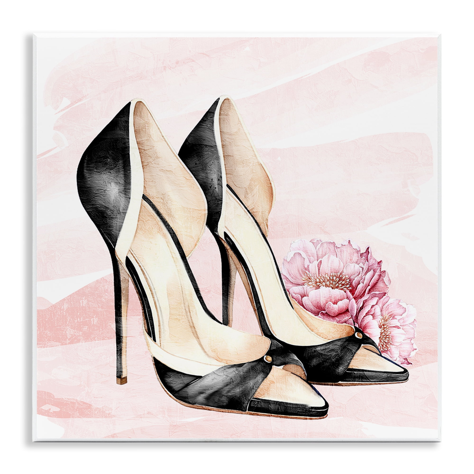 Stupell Industries Glam Time Heels Wall Plaque Art, design by Kim Allen