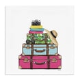 thumbnail image 1 of Stupell Industries Bohemian Glam Travel Suitcases Canvas Art, 36 x 36, by Amanda Greenwood, 1 of 8
