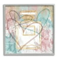 thumbnail image 1 of Stupell Industries Glam Urban Pattern Perfume Abstract Painting Gray Framed Art Print Wall Art, 17 x 17, 1 of 9