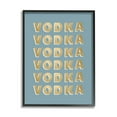 thumbnail image 1 of Stupell Industries Glam Vodka Text Pattern Teal Background , 11 x 14, Design by CAD Designs, 1 of 5