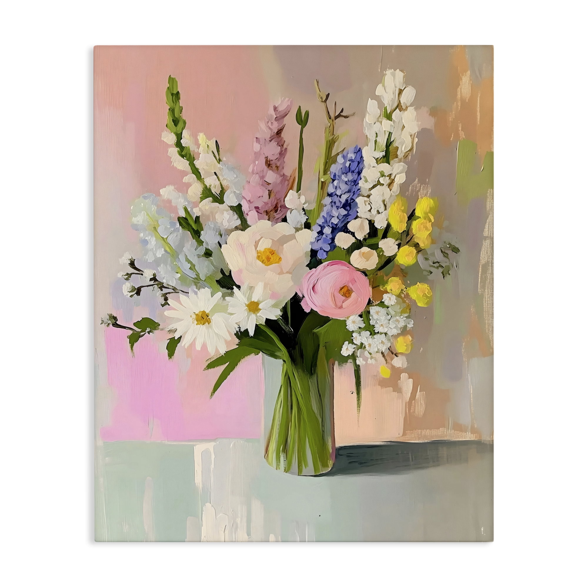 Stupell Industries Glass Vase with Spring Blooms Canvas Wall Art, design by The Prints Vibe