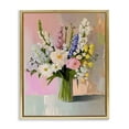 thumbnail image 1 of Stupell Industries Cottage Glass Vase with Spring Blooms Gold Floating Frame Canvas Art, 17 x 21, by The Prints Vibe, 1 of 8