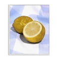 thumbnail image 1 of Stupell Industries Contemporary Glimmer Lemon on Blue White Framed Giclee Art, 24 x 30, by LISH Creative, 1 of 8