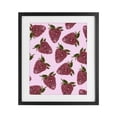 thumbnail image 1 of Stupell Industries Art Deco Glimmer Strawberry Pattern Black Framed Print Under Glass, 13 x 16, by LISH Creative, 1 of 8