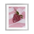 thumbnail image 1 of Stupell Industries Contemporary Glimmer Strawberry on Pink Gray Framed Print Under Glass, 13 x 16, by LISH Creative, 1 of 8