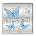 thumbnail image 1 of Stupell Industries Glimmering Glam Butterflies Animals & Insects Painting White Framed Art Print Wall Art, 24 x 24, 1 of 9