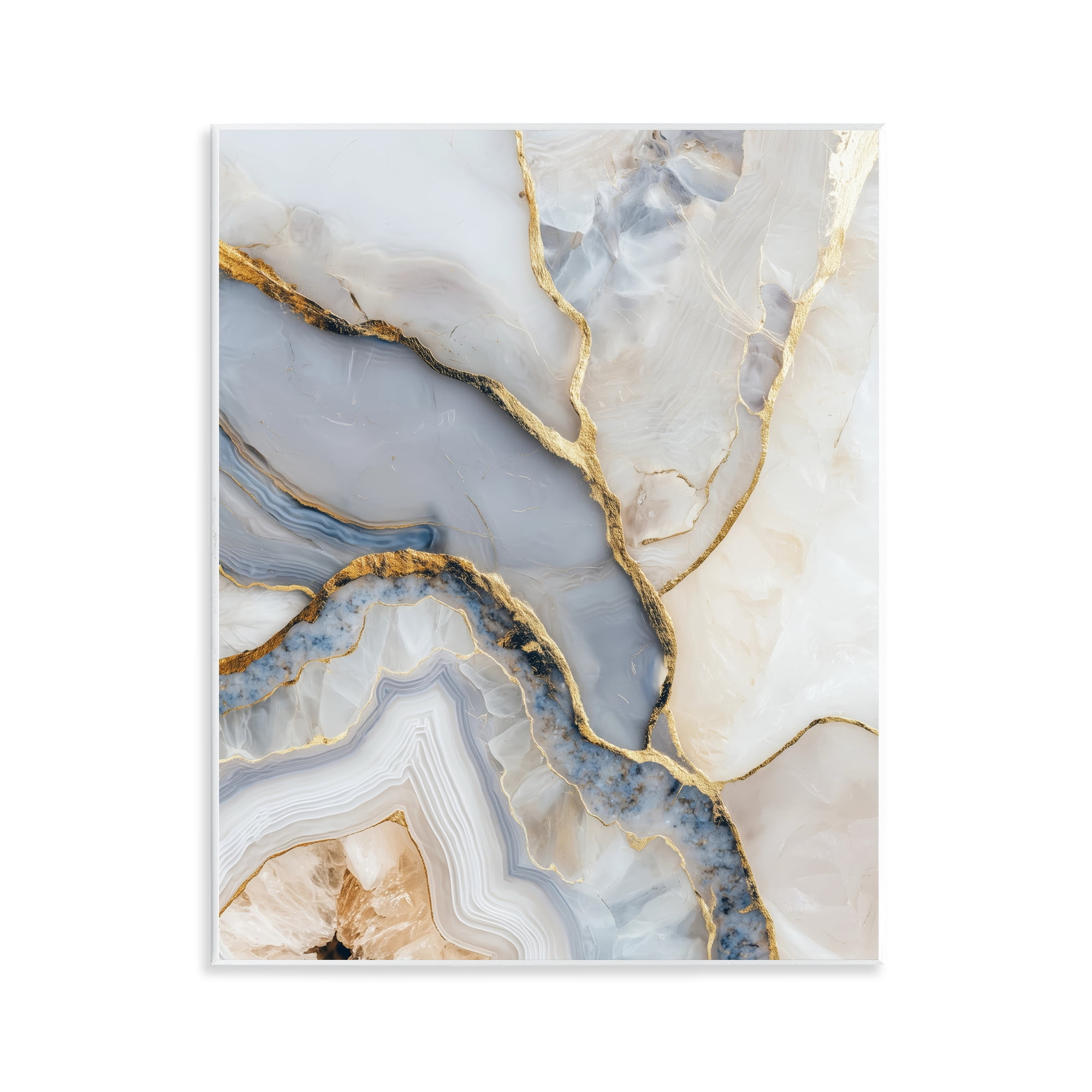 Stupell Industries Glimmering Layers of Agate Wall Plaque Art, design by Svetlana Aleynikova