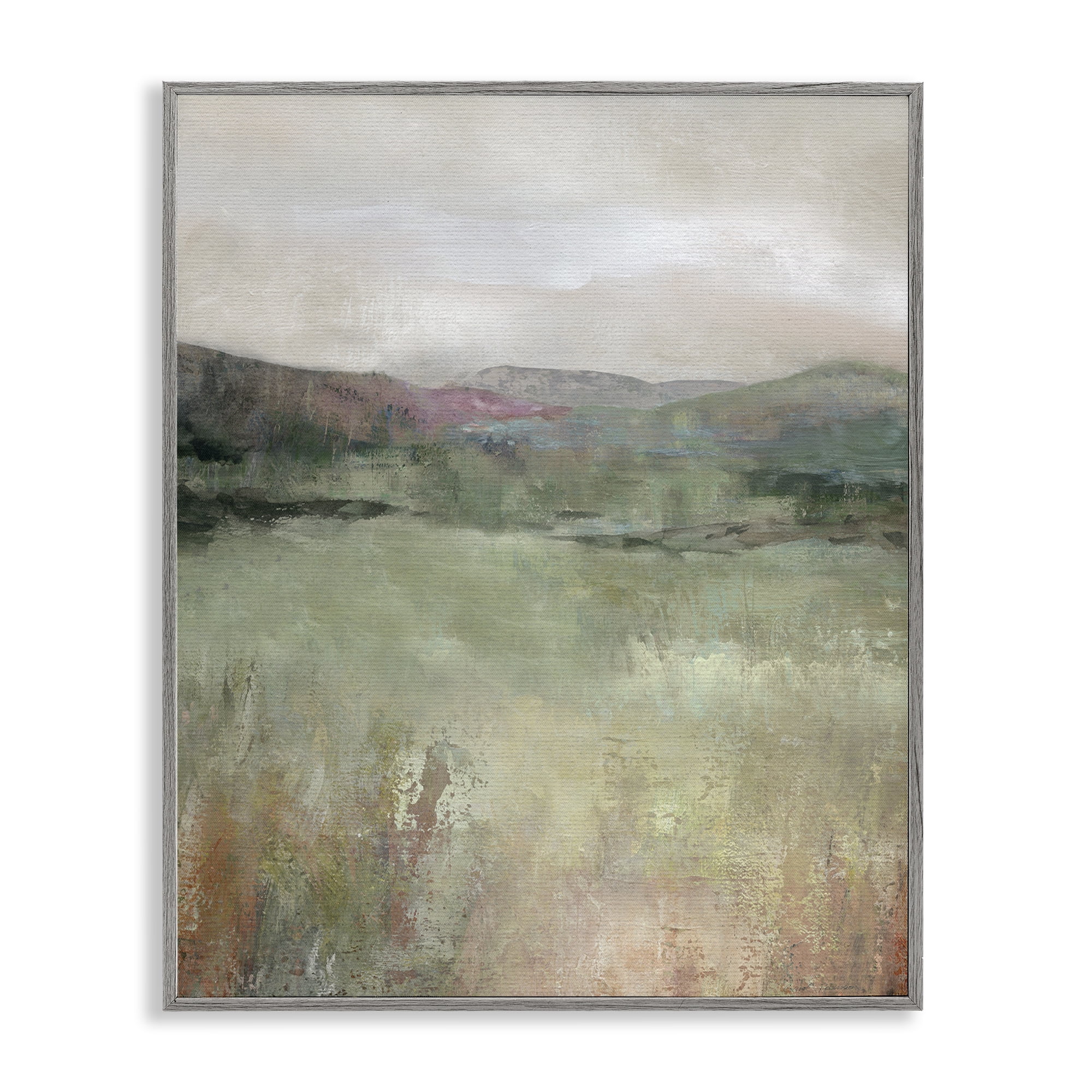 Stupell Industries Glimpse Of Spring Gray Framed Giclee Art, design by Carol Robinson