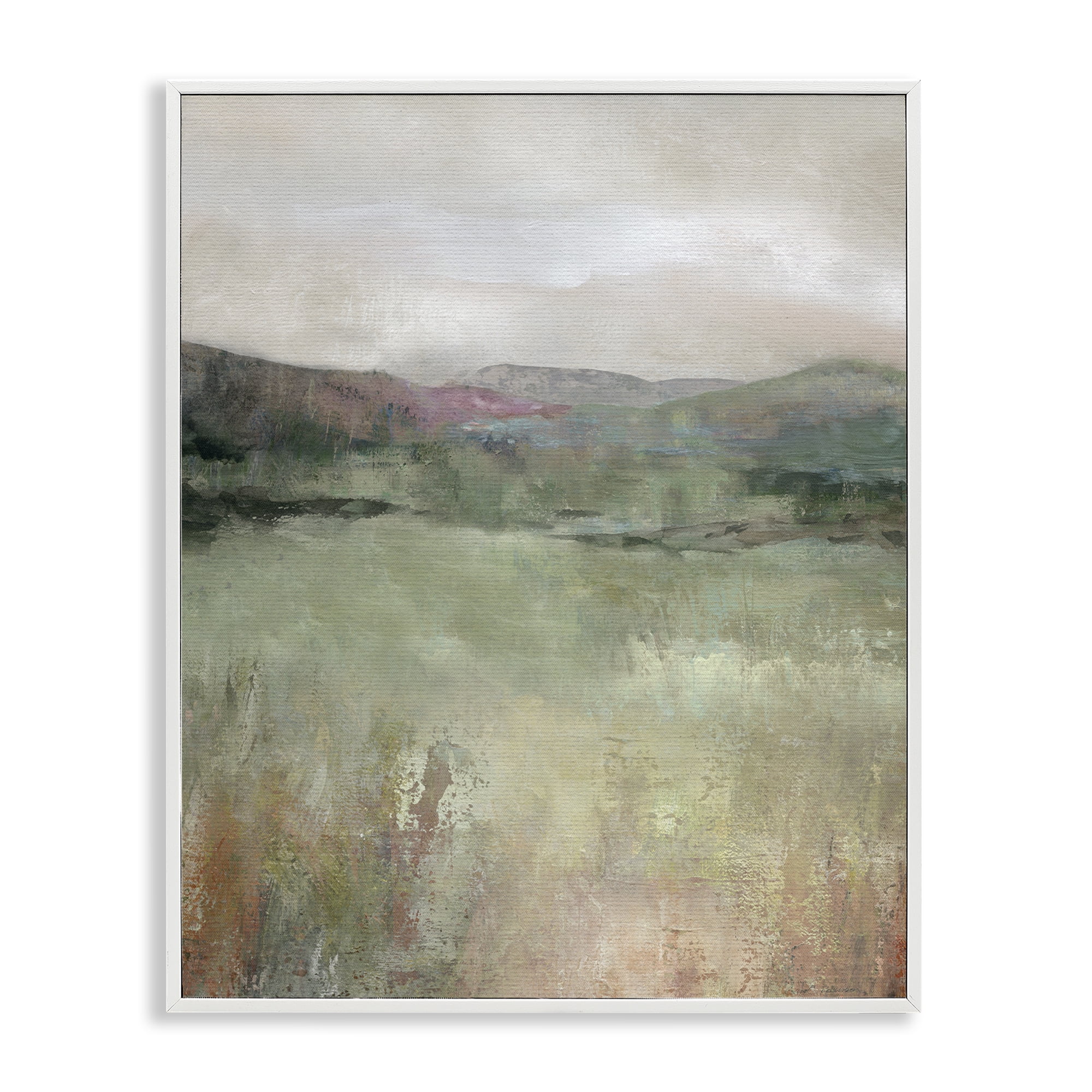 Stupell Industries Glimpse Of Spring White Framed Giclee Art, design by Carol Robinson