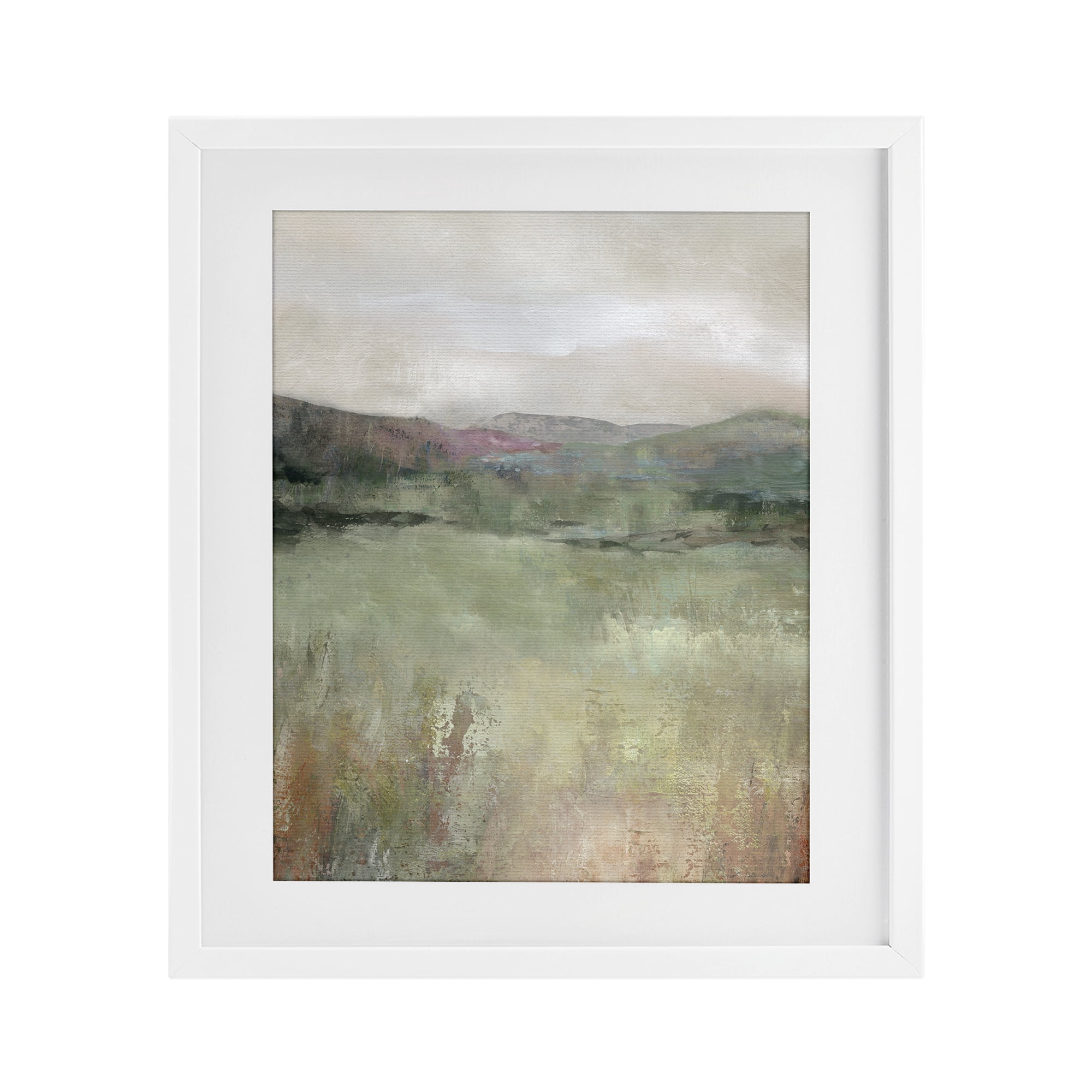 Stupell Industries Glimpse Of Spring White Framed Print Under Glass, design by Carol Robinson