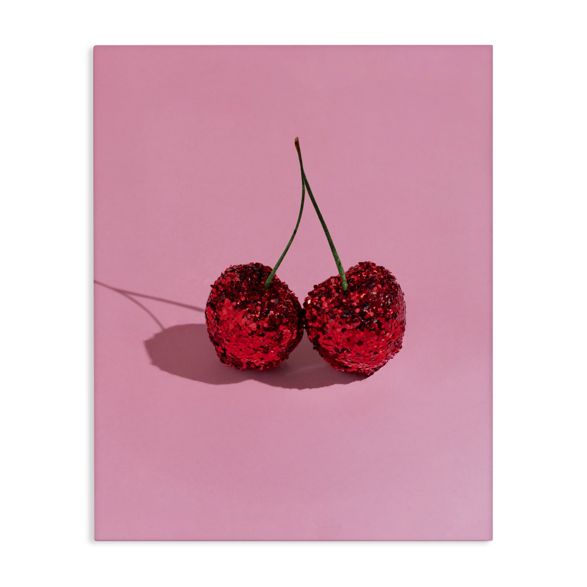 Stupell Industries Glitter Encrusted Cherries Canvas Wall Art, design by LISH Creative