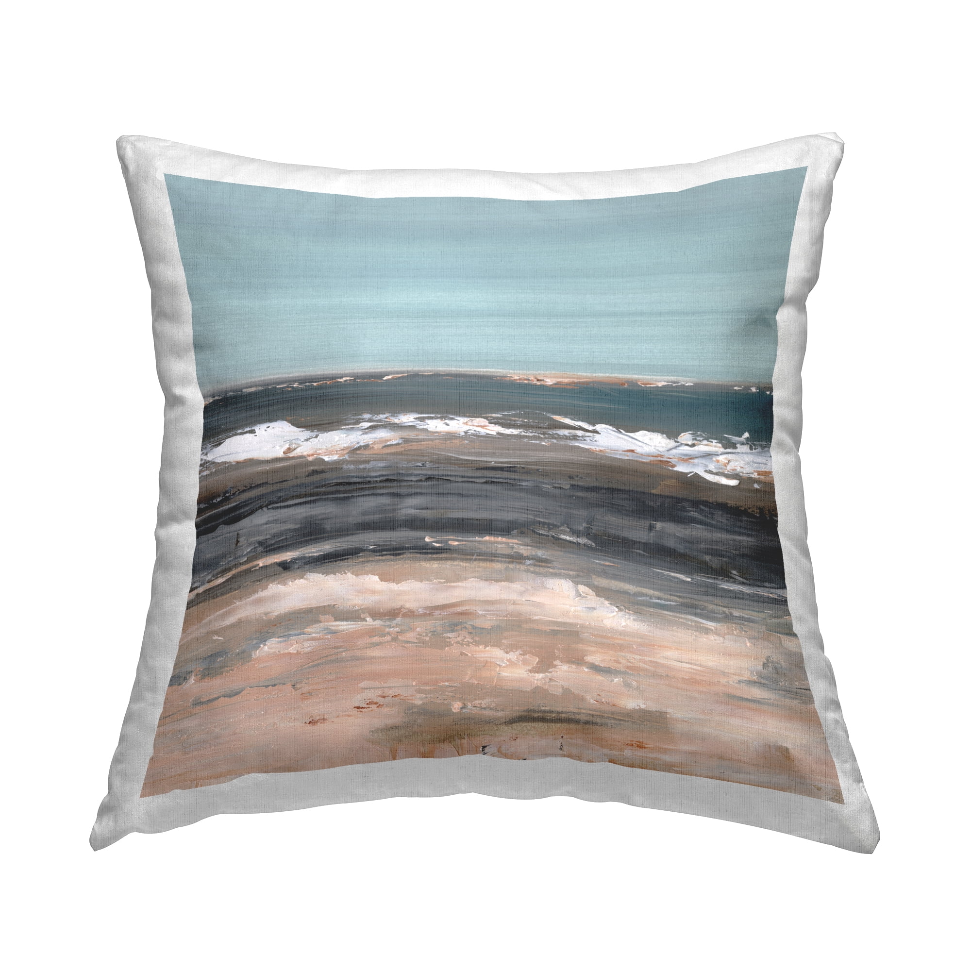 Stupell Industries Gloomy Traditional Beach Decorative Printed Throw Pillow Design by Ethan Harper .