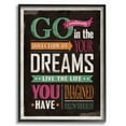 thumbnail image 1 of Stupell Industries Go Confidently Inspirational Vintage Word Design Framed Wall Art by Ester Kay, 1 of 5