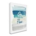 thumbnail image 1 of Stupell Industries Go With the Flow Nautical Beach Tone Ombre Coastal Painting Gallery-Wrapped Canvas Print Wall Art, 16 x 20, Design by Linda Woods, 1 of 6