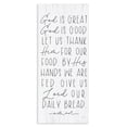 thumbnail image 1 of Stupell Industries Traditional God Is Great & Good Canvas Art, 10 x 24, by Lux + Me Designs, 1 of 8