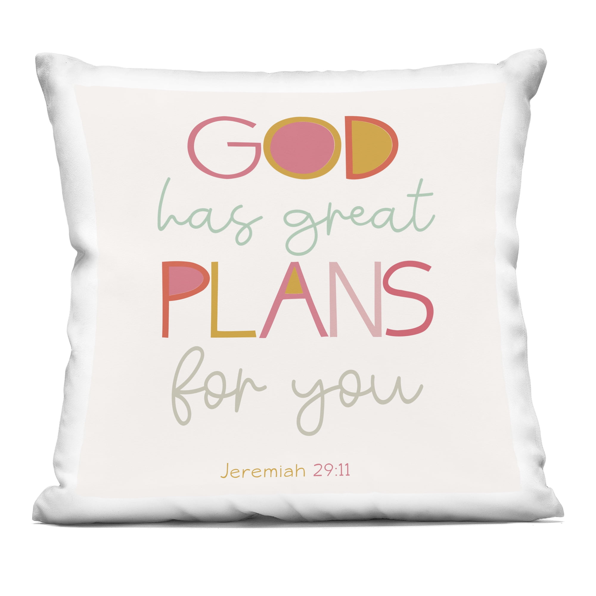 Stupell Industries God's Plans For You Decorative Printed Throw Pillow, design by SD Graphics Studio