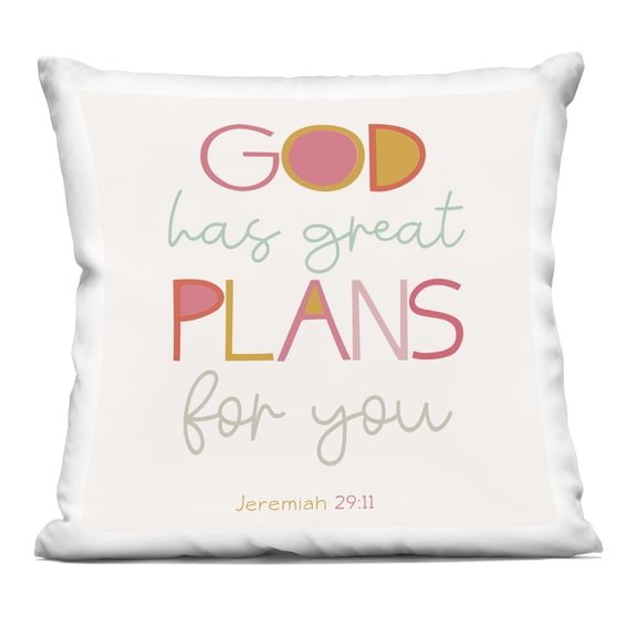 Stupell Industries God's Plans For You Decorative Printed Throw Pillow, design by SD Graphics Studio
