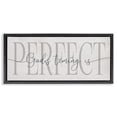 thumbnail image 1 of Stupell Industries God's Timing is Perfect Phrase Religious Painting Black Floater Framed Canvas Art Print Wall Art, 31 x 14, 1 of 9