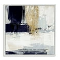 thumbnail image 1 of Stupell Industries Gold Accented Abstract Abstract Painting White Framed Art Print Wall Art, 17 x 17, 1 of 10