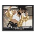 thumbnail image 1 of Stupell Industries Contemporary Gold Accented DJ Black Floating Frame Canvas Art, 21 x 17, by Franklyn Gregory, 1 of 8