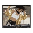 thumbnail image 1 of Stupell Industries Contemporary Gold Accented DJ Black Framed Giclee Art, 14 x 11, by Franklyn Gregory, 1 of 8