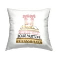 thumbnail image 1 of Stupell Industries Gold Heels Bookstack Glam Fashion Design Pink,18 x 7 x 18 Decorative Pillows, 1 of 6