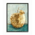 thumbnail image 1 of Stupell Industries Golden Apple Green Textured Food Painting Black Framed Art Print Wall Art, 16x20, by Main Line Studio, 1 of 7