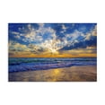 thumbnail image 1 of Stupell Industries Tropical Golden Blue Sun Ray On Beach Canvas Art, 24 x 16, by Eszra Tanner, 1 of 8