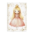 thumbnail image 1 of Stupell Industries Eclectic Golden Crown Fairytale Princess Canvas Art, 30 x 45, by Creative Studio, 1 of 8