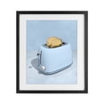thumbnail image 1 of Stupell Industries Eclectic Golden Disco Toaster Over Black Framed Print Under Glass, 13 x 16, by LISH Creative, 1 of 8