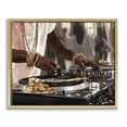 thumbnail image 1 of Stupell Industries Contemporary Golden Sound DJ Turntables Gold Floating Frame Canvas Art, 21 x 17, by Franklyn Gregory, 1 of 8