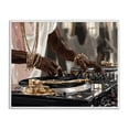thumbnail image 1 of Stupell Industries Contemporary Golden Sound DJ Turntables White Framed Giclee Art, 14 x 11, by Franklyn Gregory, 1 of 8