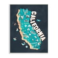 thumbnail image 1 of Stupell Industries Golden State Touristic Iconographic Landmarks Map,10 x 15, Design by Ziwei Li, 1 of 5