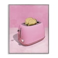 thumbnail image 1 of Stupell Industries Eclectic Golden Toaster over Pink Gray Framed Giclee Art, 24 x 30, by LISH Creative, 1 of 8