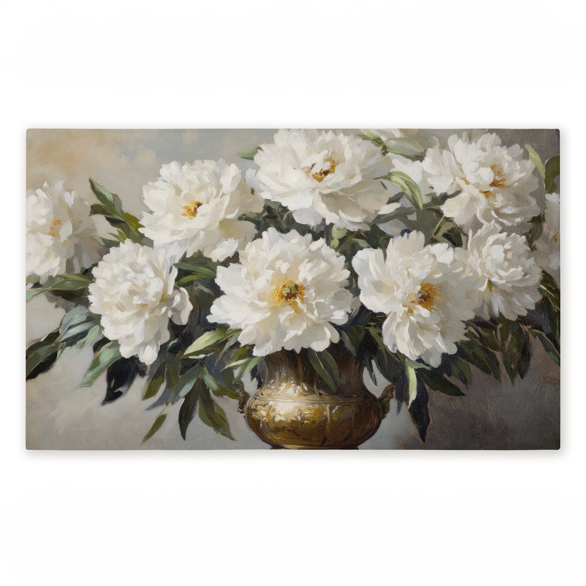 Stupell Industries Golden Vase Floral Bouquet Printed Outdoor Door Floor Mat, design by Petals Prints Design