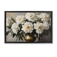 thumbnail image 1 of Stupell Industries French Country Golden Vase with Peonies Black Floating Frame Canvas Art, 25 x 17, by Petals Prints Design, 1 of 8