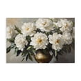 thumbnail image 1 of Stupell Industries French Country Golden Vase with Peonies Canvas Art, 24 x 16, by Petals Prints Design, 1 of 8