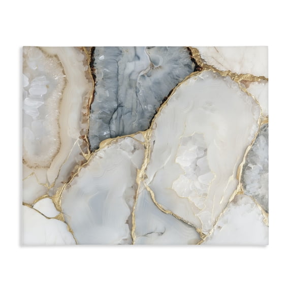 Stupell Industries Art Deco Golden Vein Quartz Canvas Art, 48 x 36, by Svetlana Aleynikova