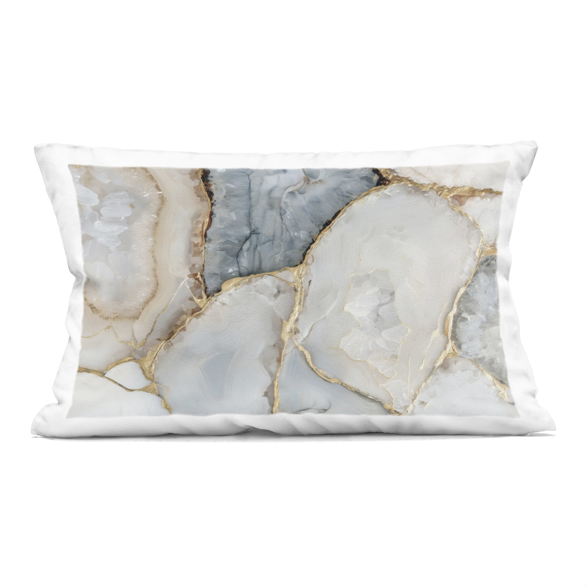 Stupell Industries Golden Vein Quartz Decorative Printed Throw Pillow, design by Svetlana Aleynikova