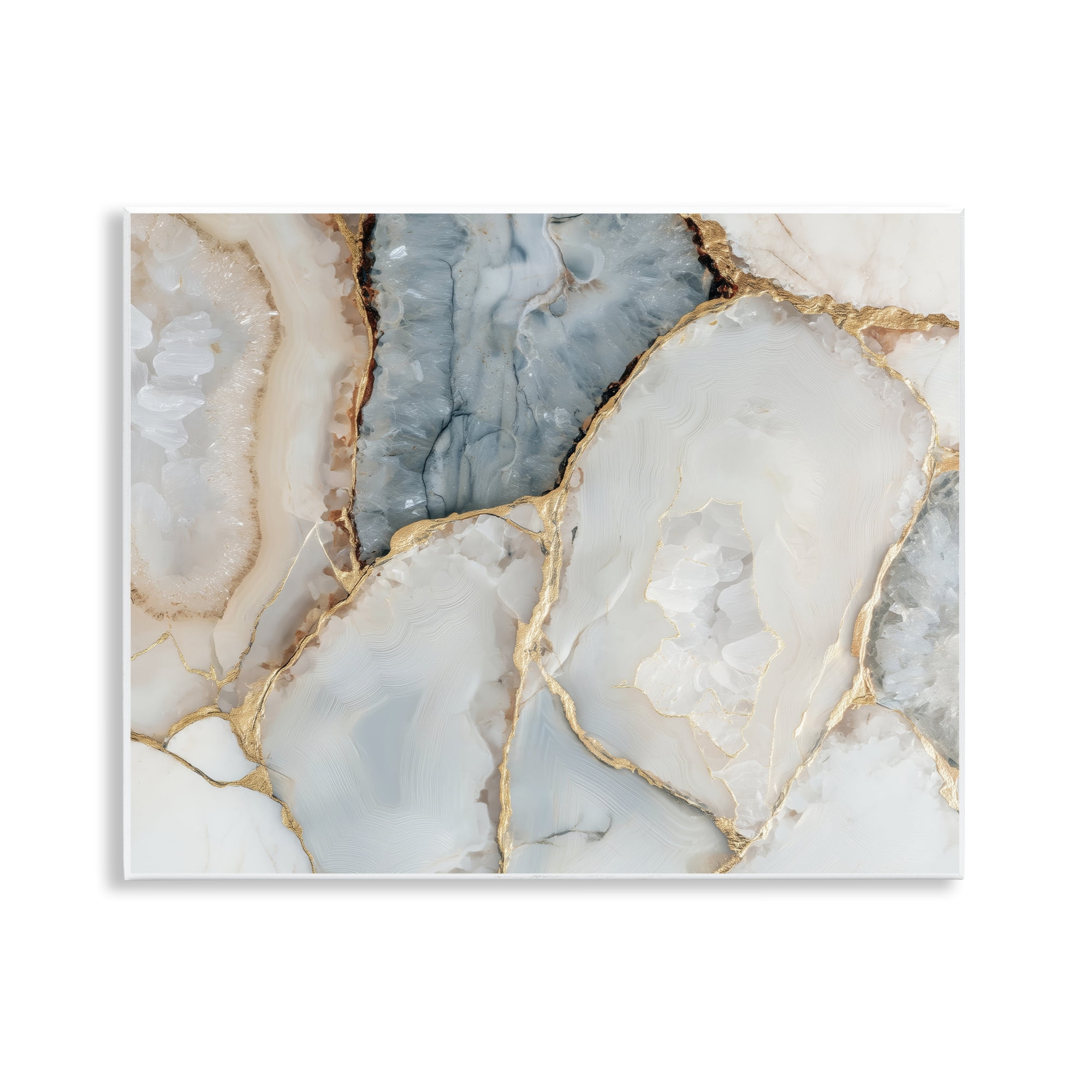 Stupell Industries Golden Vein Quartz Wall Plaque Art, design by Svetlana Aleynikova