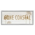 thumbnail image 1 of Stupell Industries Gone Coastal Beach Pun Funny Tropical Palm Trees, 24 x 10, Design by Daphne Polselli, 1 of 5